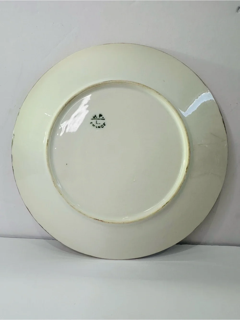 J.P Limoges Butterfly Motif 6” Plate with Gold Rim